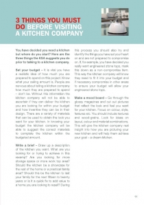 3 things to do before consulting a kitchen company